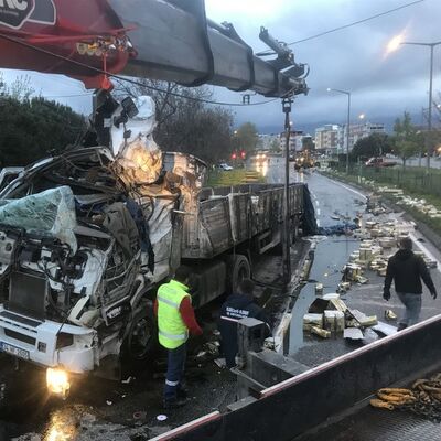 20 ton zeytinyağı yola saçıldı!