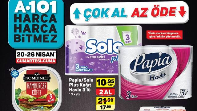 A101 20-26 Nisan Aktüel ürünler kataloğu!