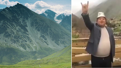 Enginyurt Tanrı Dağları'nda uludu!