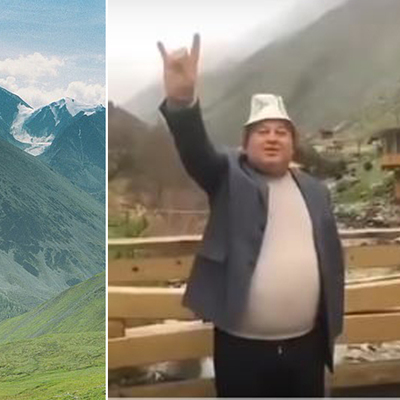 Enginyurt Tanrı Dağları'nda uludu!