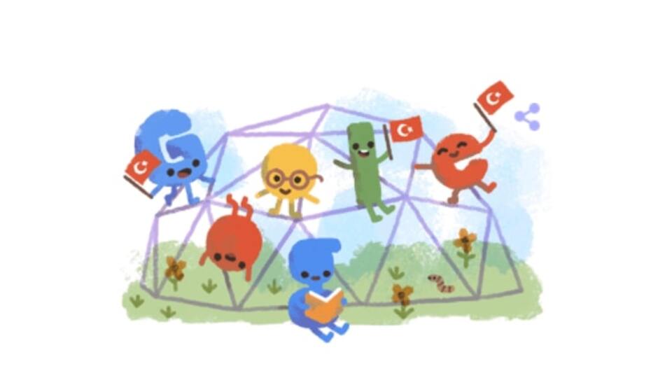 Google'dan 23 Nisan'a özel doodle sürprizi!