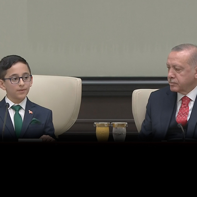 Beştepe'de 23 Nisan kutlaması