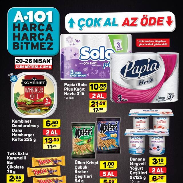 A101 20-26 Nisan Aktüel ürünler kataloğu!