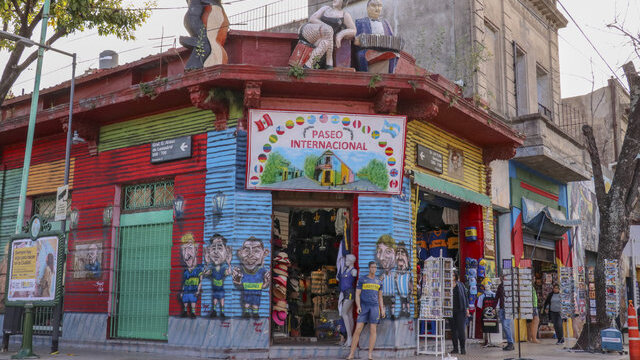 Buenos Aires'in en renkli mahallesi