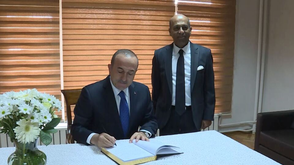 Çavuşoğlu'ndan Sri Lanka'ya taziye!