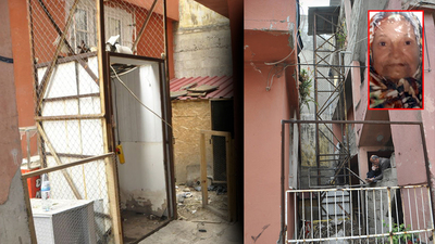 Halatı kopan asansör yere çakıldı!