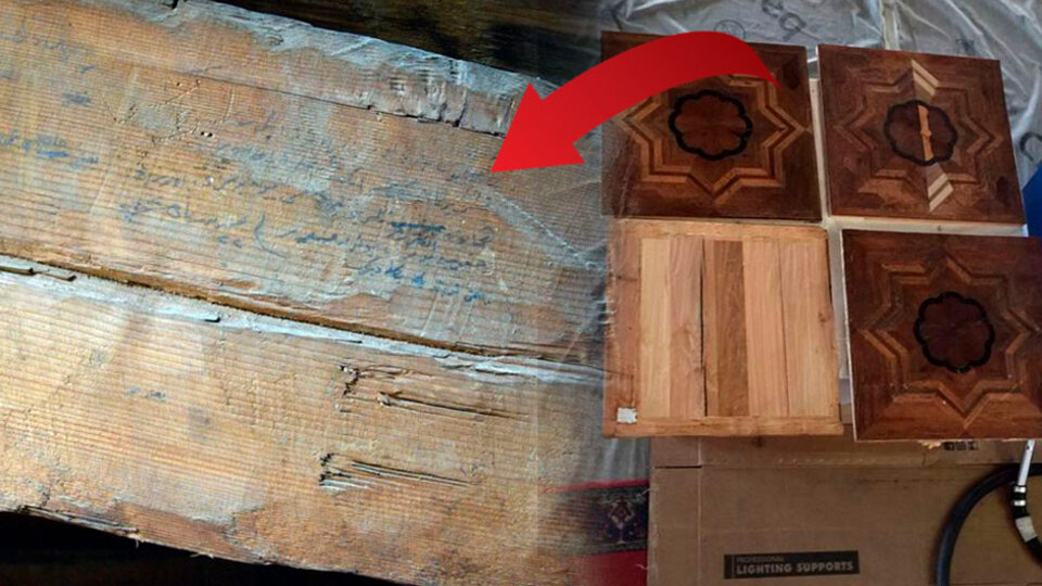 Dolmabahçe Sarayı'nda 102 yıllık not!