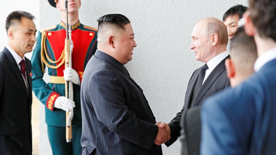 Putin ve Kim ilk kez bir arada!