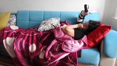 5. kattan kanepeye düştü, kocasını suçladı