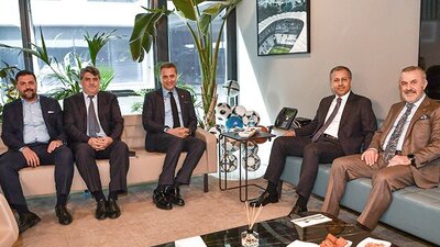 Yerlikaya'dan Fikret Orman'a ziyaret