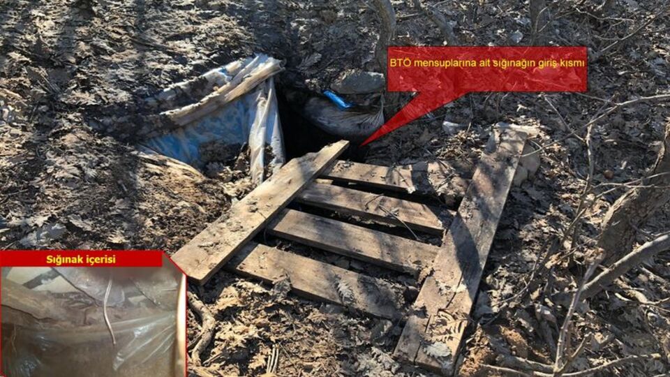 Dev operasyonda 21 sığınak bulundu