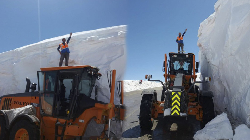 Nisan sonunda 5 metre kar!