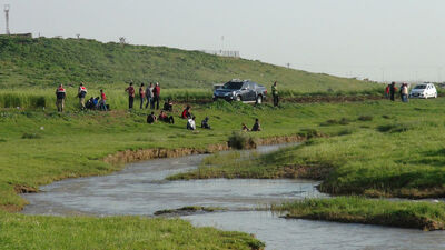 Serinlemek için dereye giren Suriyeli boğuldu