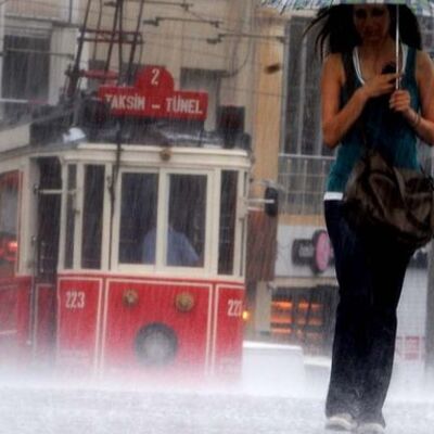 Parçalı yağmurlu!