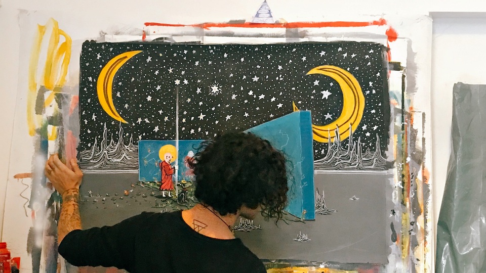 Erin İlkcan'ın canavarlar sergisi