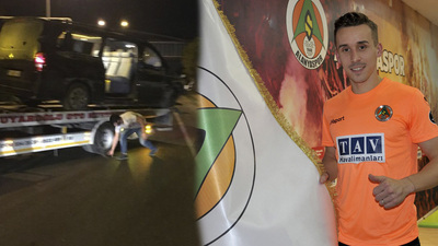 Alanyasporlu futbolcuları taşıyan araç devrildi: Josef Sural öldü