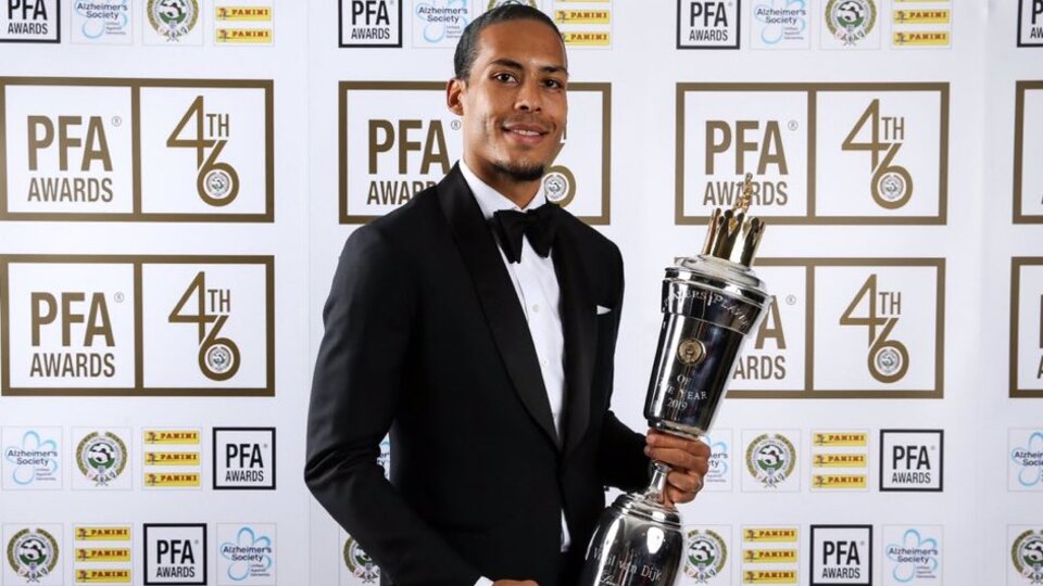 İngiltere'de yılın futbolcusu Van Dijk