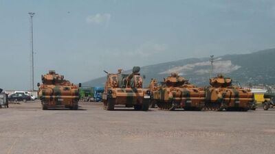 İskenderun Limanı'nda askeri hareketlilik