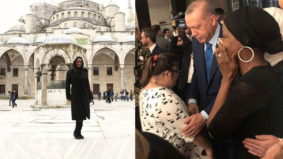 Müslüman olduğu için tebrik etti