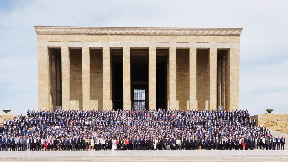 TOBB heyetinden Anıtkabir'e ziyaret