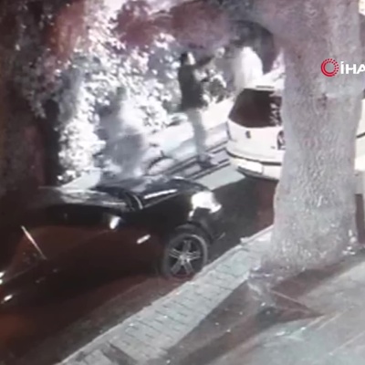 'Masa örtüsü serme' cinayeti kamerada