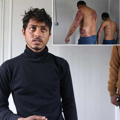 Yunan polisi dövüp Türkiye'ye gönderdi