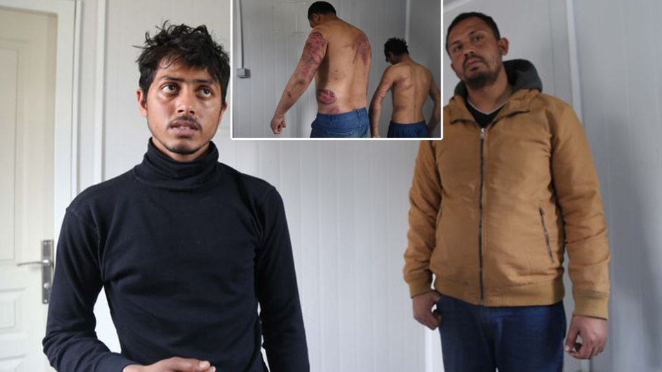 Yunan polisi dövüp Türkiye'ye gönderdi