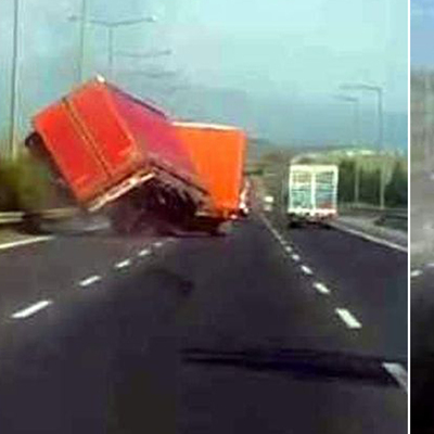 Kontrolden çıkan TIR dehşet saçtı!