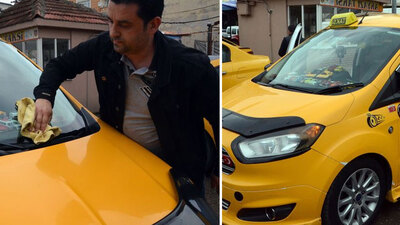 Sıradan bir taksi gibi görünüyor ama...