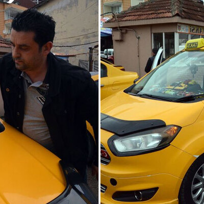 Sıradan bir taksi gibi görünüyor ama...