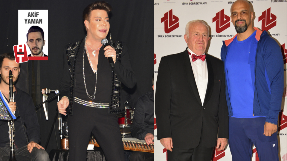 Eşofmanlarıyla davete katıldı