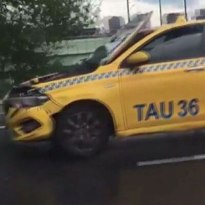 Kaputu açık giden sürücü yakalandı!