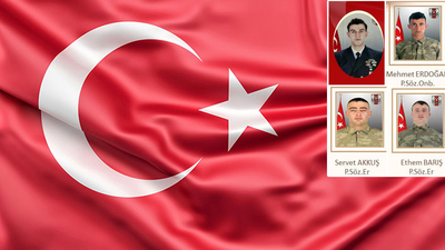 Şehitlerimizi uğurluyoruz...