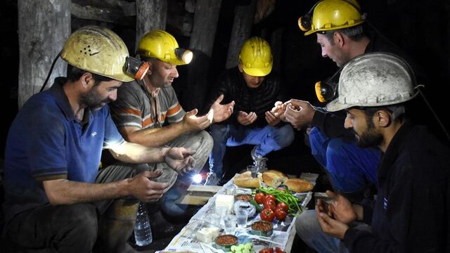Maden ocağında ilk sahur