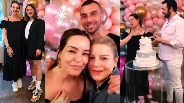 Bengü'ye baby shower sürprizi