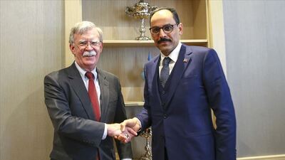 Kalın, Bolton ile telefonda görüştü