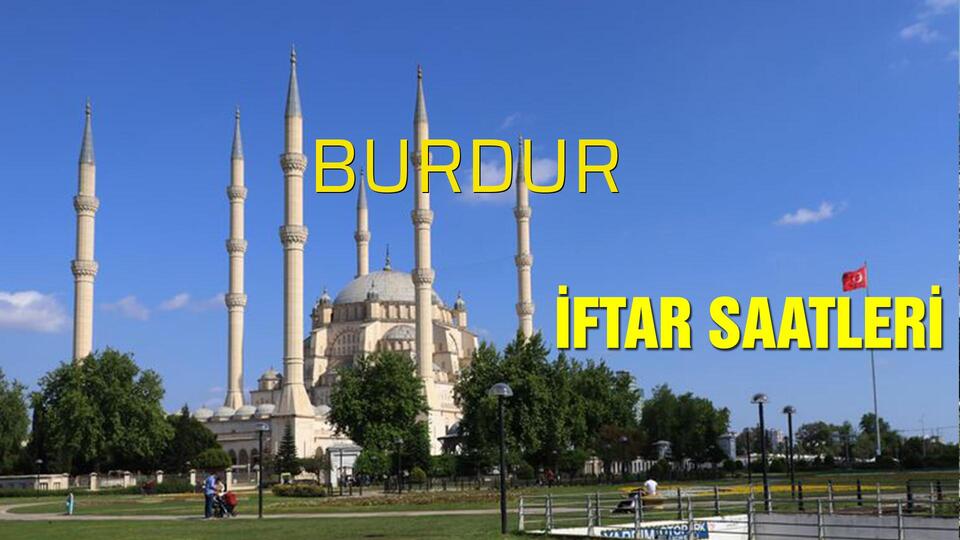 Burdur iftar vakti 2019