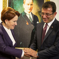 İmamoğlu, Akşener'i ziyaret etti