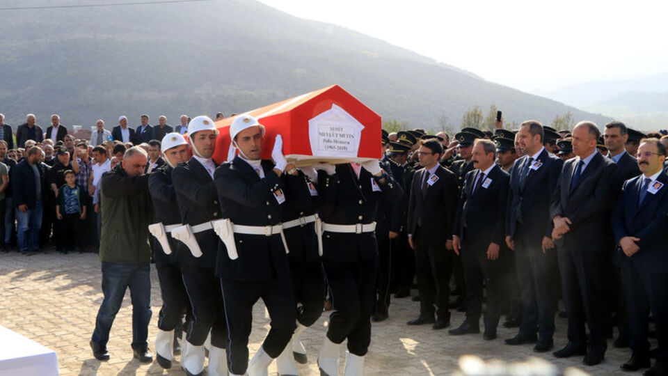 Şehit Mevlüt Metin son yolculuğuna uğurlandı