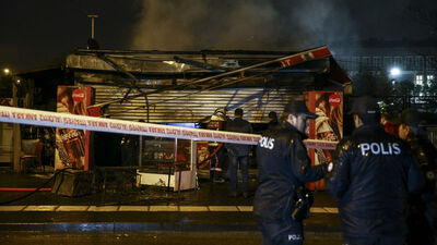 Başkent'te korkutan yangın