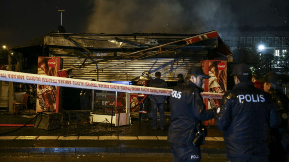 Başkent'te korkutan yangın