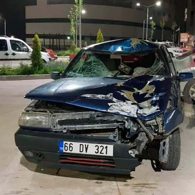 Hastaneye böyle gittiler!