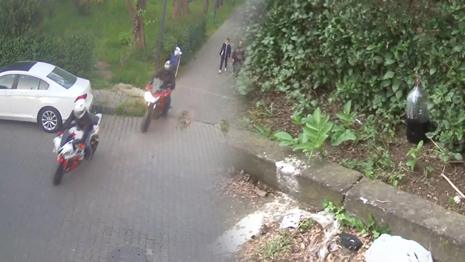 Kola ile çaldılar!