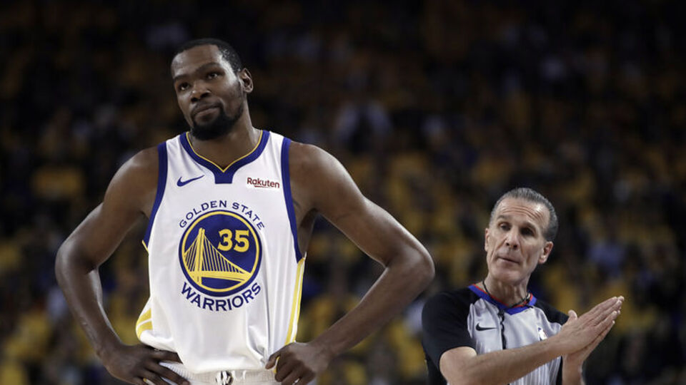 Kevin Durant, Rockets'a karşı yok