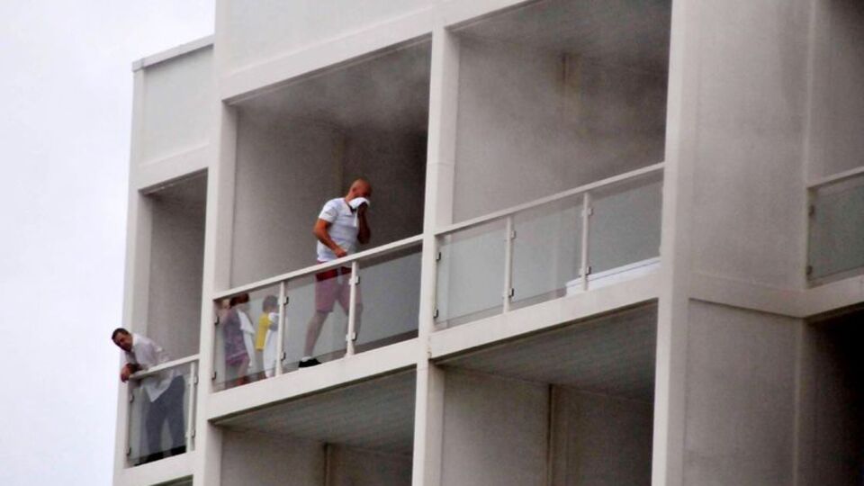 Otelde korku dolu anlar!