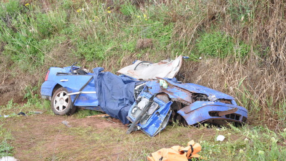 Feci kaza! 2 polis şehit, 1 yaralı