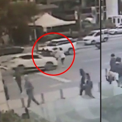 Genç kıza çarpıp kaçtı!