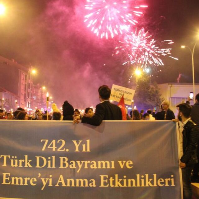 Karaman'da 'Türkçe' yürüyüşü