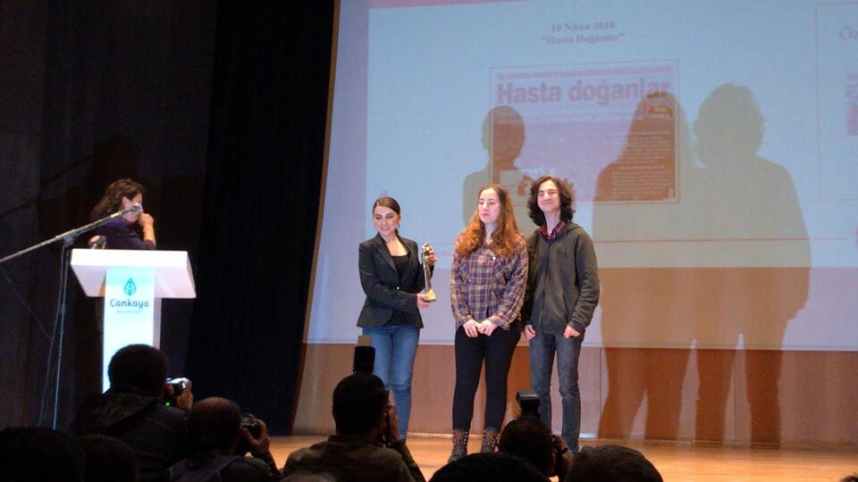 Habertürk muhabiri Öznur Karslı'ya ÇGD ödülü