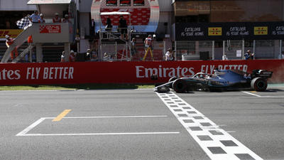 İspanya'da zafer Hamilton'ın